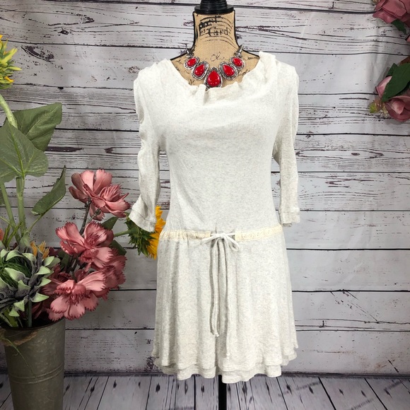 Anthropologie Tops - Anthropologie-Eloise-Double Ruffle Hem Lace Tunic